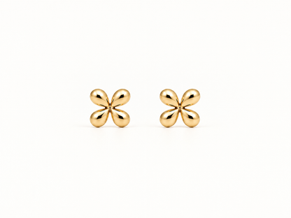 Petal Petite Studs - Gold