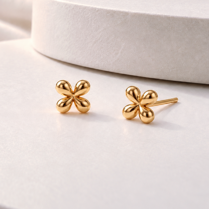 Petal Petite Studs - Gold