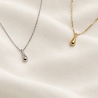 Flow Drop Necklace – Gold