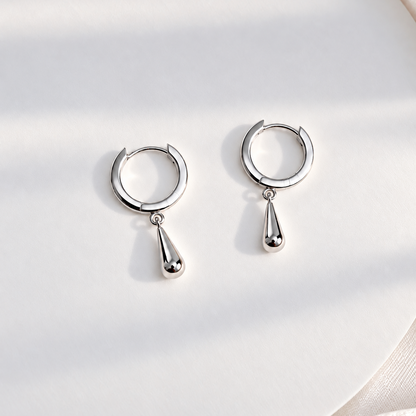 Flow Drop Huggies - Silver