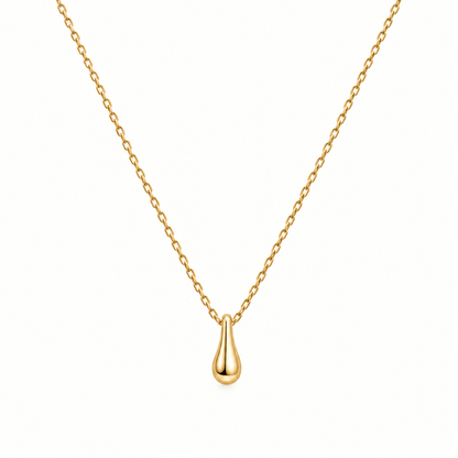 Flow Drop Necklace – Gold