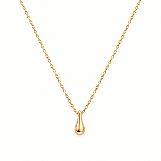 Flow Drop Necklace – Gold